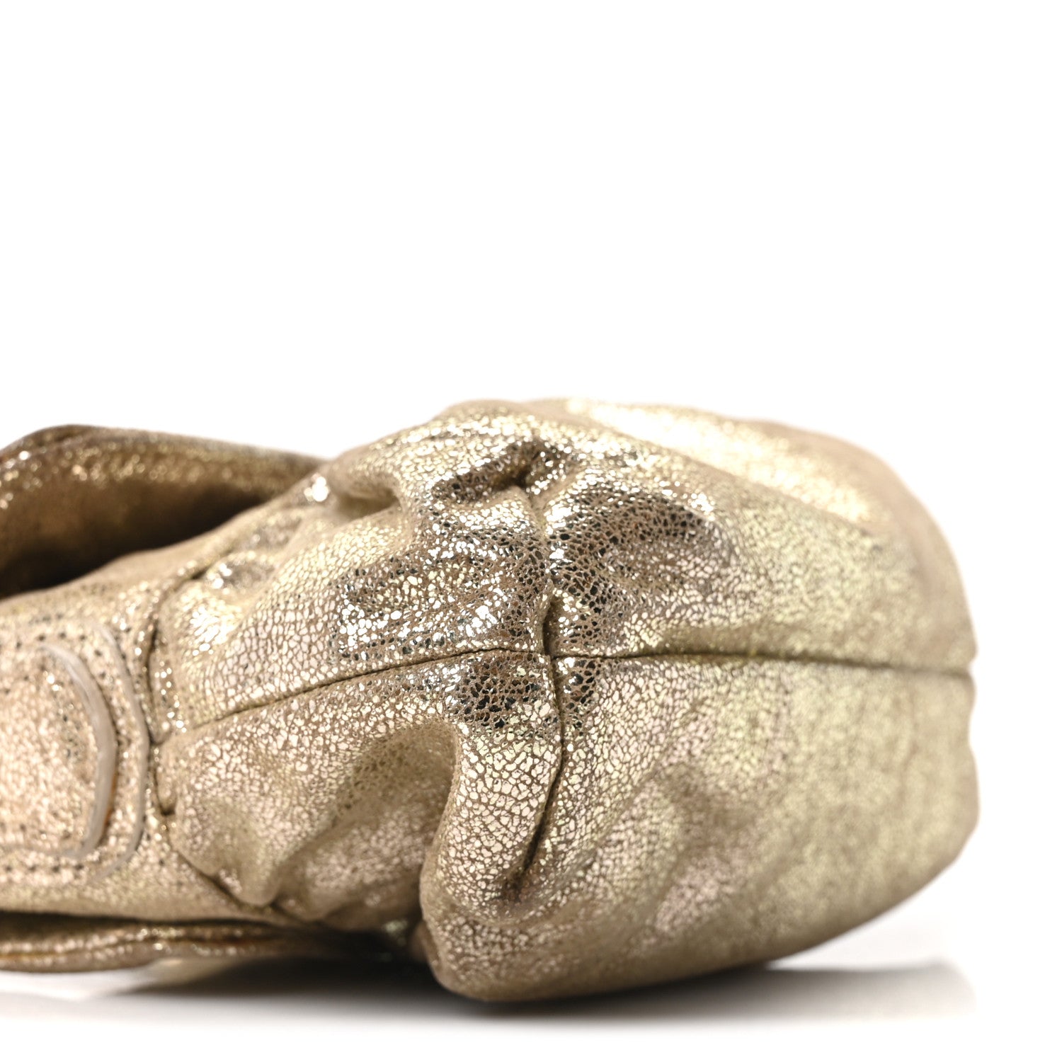 Fendi Metallic Nappa Mini Chef Shoulder Bag Gold 9 of 10