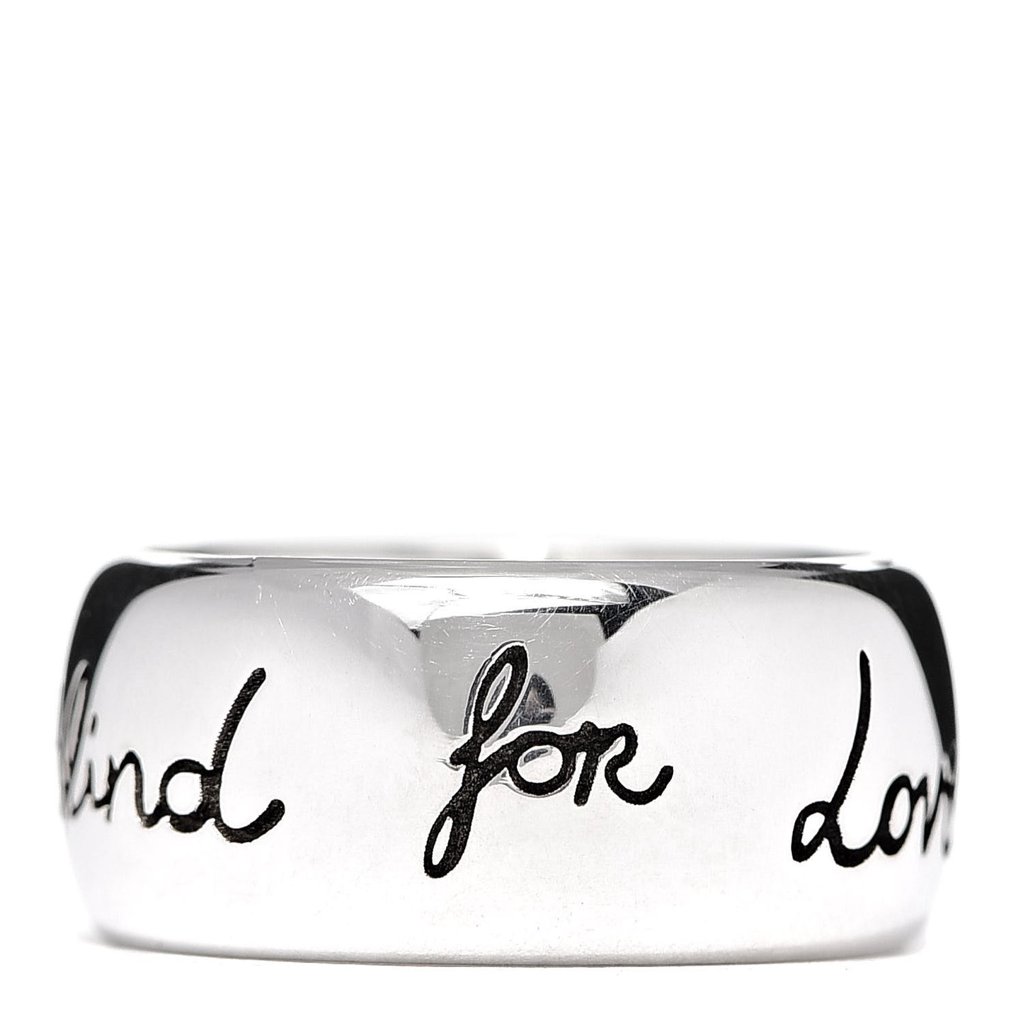 Sterling Silver Blind for Love Band Ring 53 6.25
