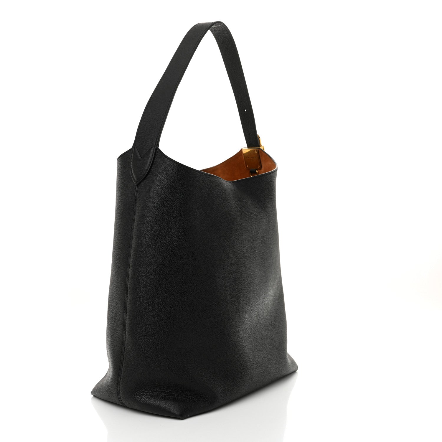 Louis Vuitton Grained Calfskin Low Key Hobo MM Black 4 of 12