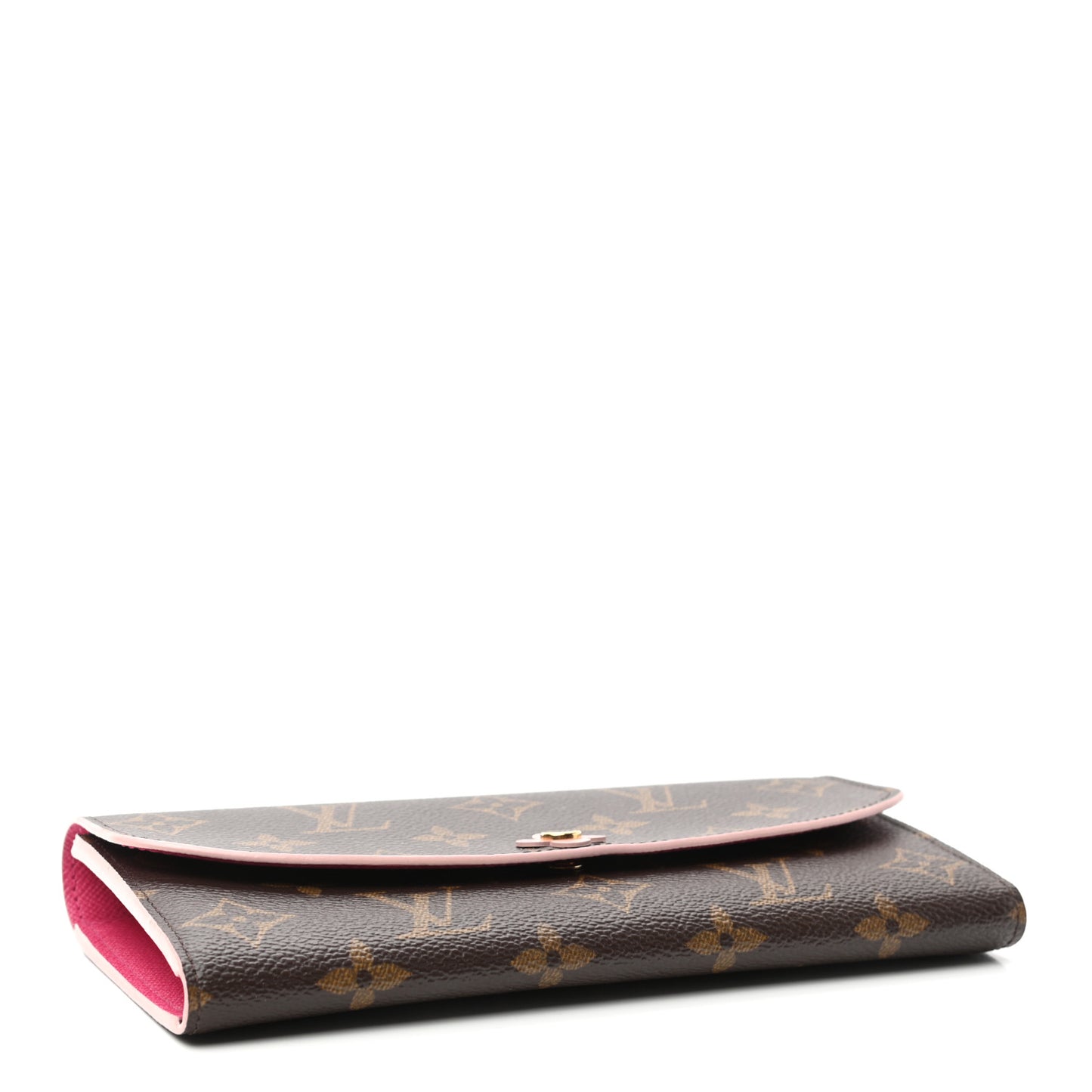 Monogram Bloom Flower Emilie Wallet Fuchsia