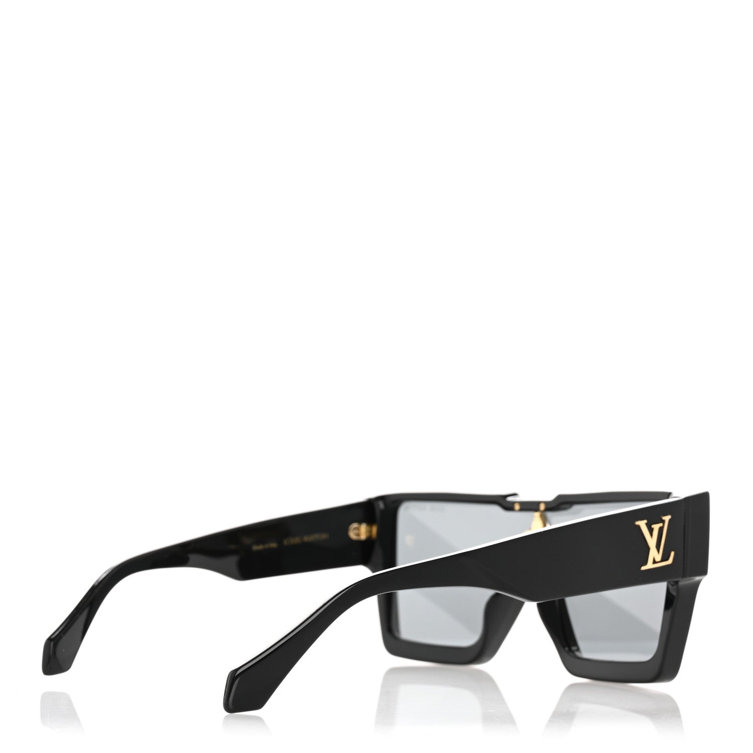 Louis Vuitton Acetate Swarovski Crystal Cyclone Sunglasses Z1547W Black 4 of 9