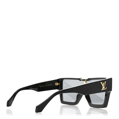 Louis Vuitton Acetate Swarovski Crystal Cyclone Sunglasses Z1547W Black 4 of 9