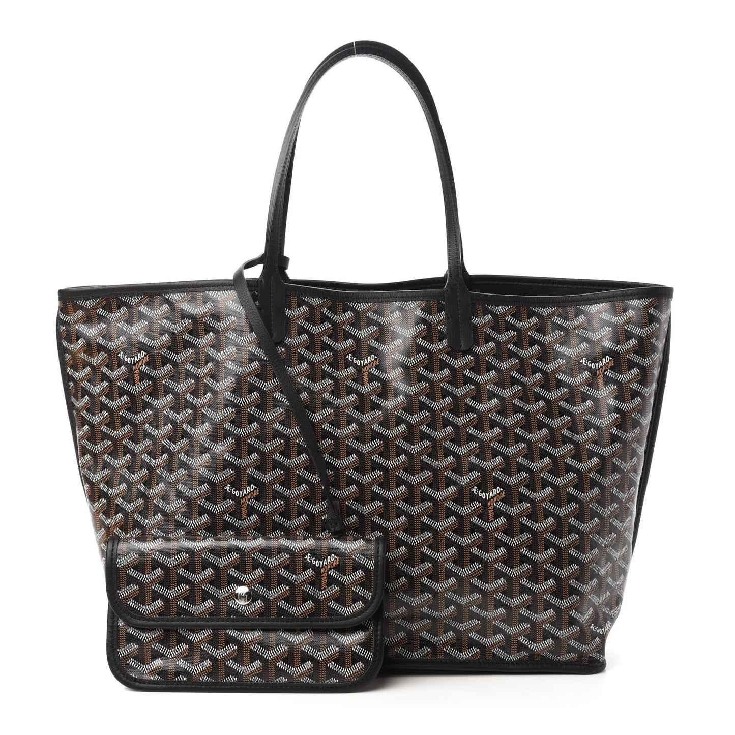 Goyardine Reversible Anjou PM Black
