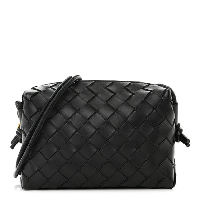 Bottega Veneta Nappa Intrecciato Mini Loop Camera Bag Black 1 of 10