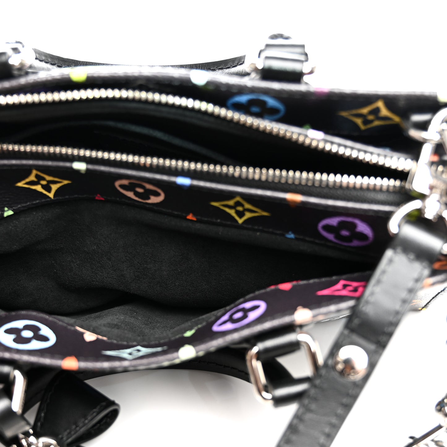 LV X TM Monogram Multicolor OnTheGo East West Black
