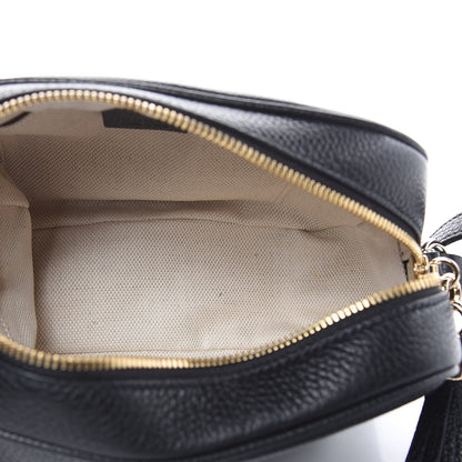 Gucci Pebbled Calfskin Small Soho Disco Bag Black 5 of 9