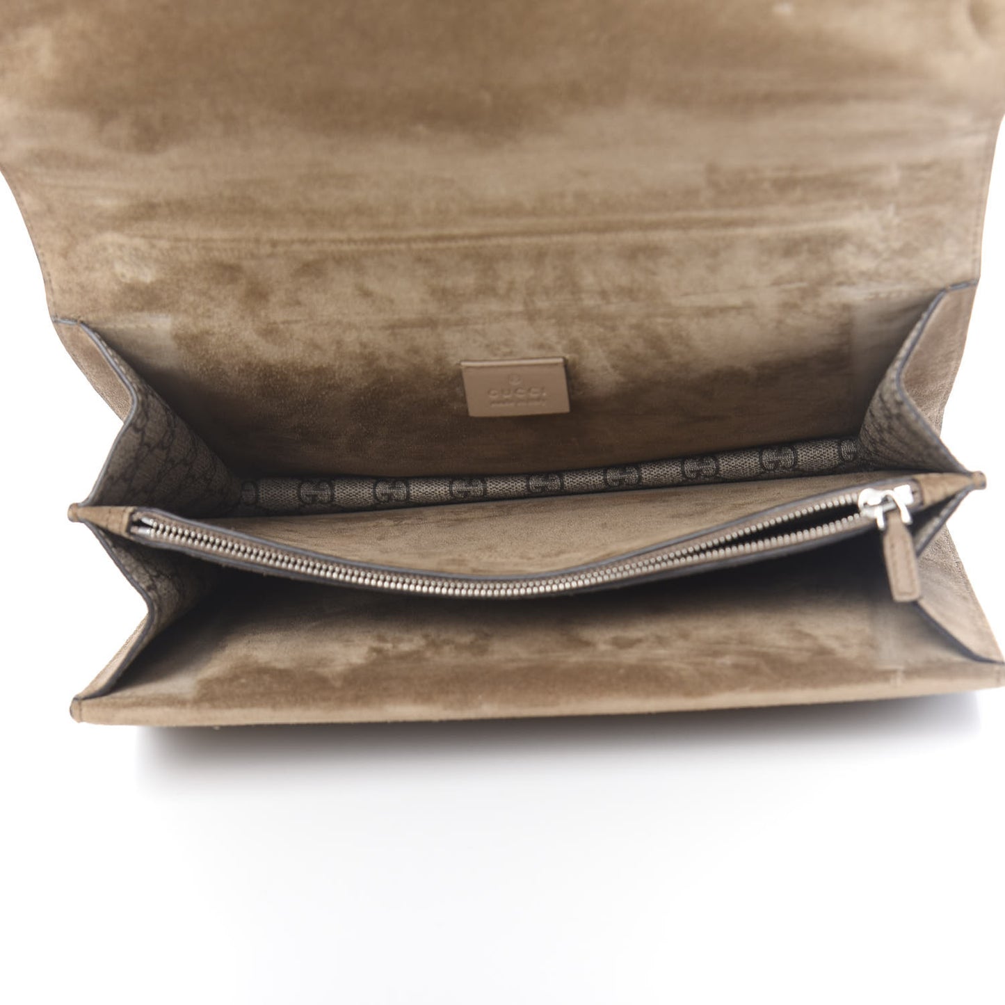 GG Supreme Monogram Medium Dionysus Shoulder Bag Taupe