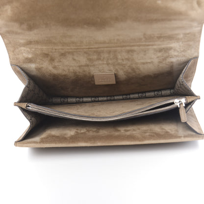 Gucci GG Supreme Monogram Medium Dionysus Shoulder Bag Taupe 5 of 13