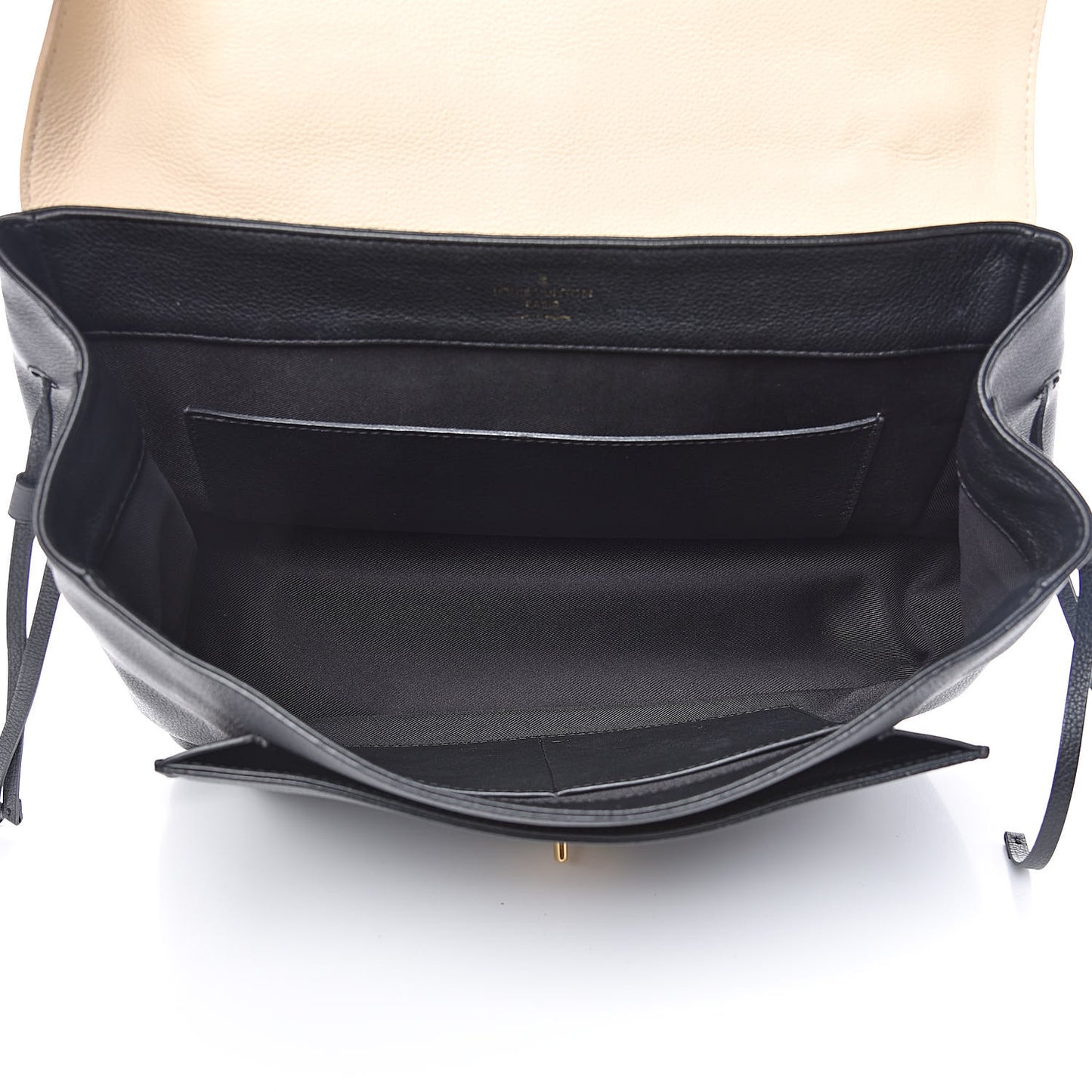 Calfskin Lockme MM Vanille Black