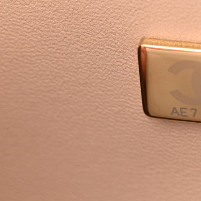 Chanel Caviar Quilted Small Double Flap Dark Beige 7 of 10