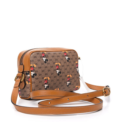 Gucci X DISNEY Mini Vintage GG Supreme Monogram Mickey Mouse Shoulder Bag Beige Vintage Sun Oil 1 of 10
