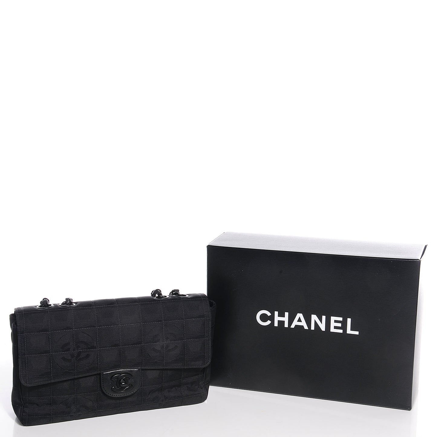 Nylon Travel Flap Black