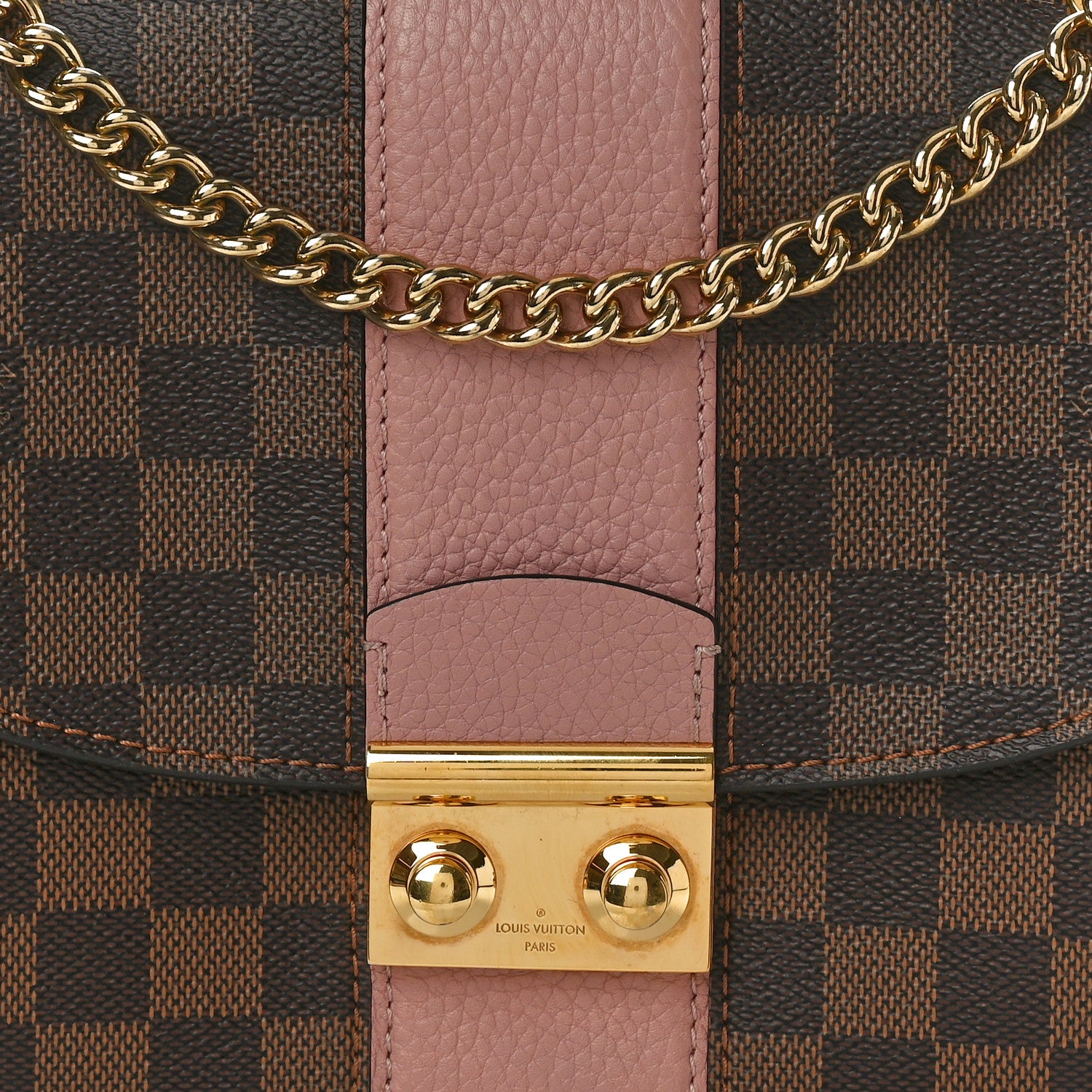Louis Vuitton Damier Ebene Cuir Taurillon Wight Magnolia 7 of 9