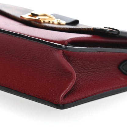 Louis Vuitton Damier Ebene Vavin Chain Wallet Red 7 of 7