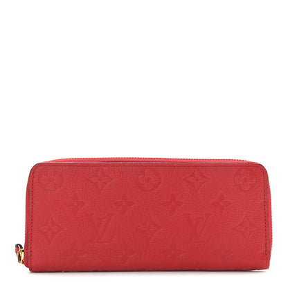 Louis Vuitton Empreinte Clemence Wallet Cherry 1 of 8