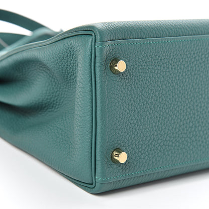 Hermes Togo Kelly Retourne 28 Malachite 8 of 10