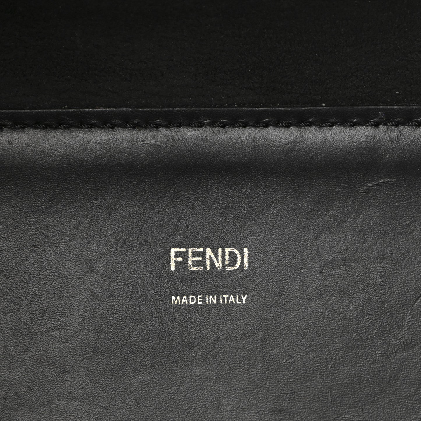 Vitello King Plexiglass Medium Fendi Sunshine Shopper Black