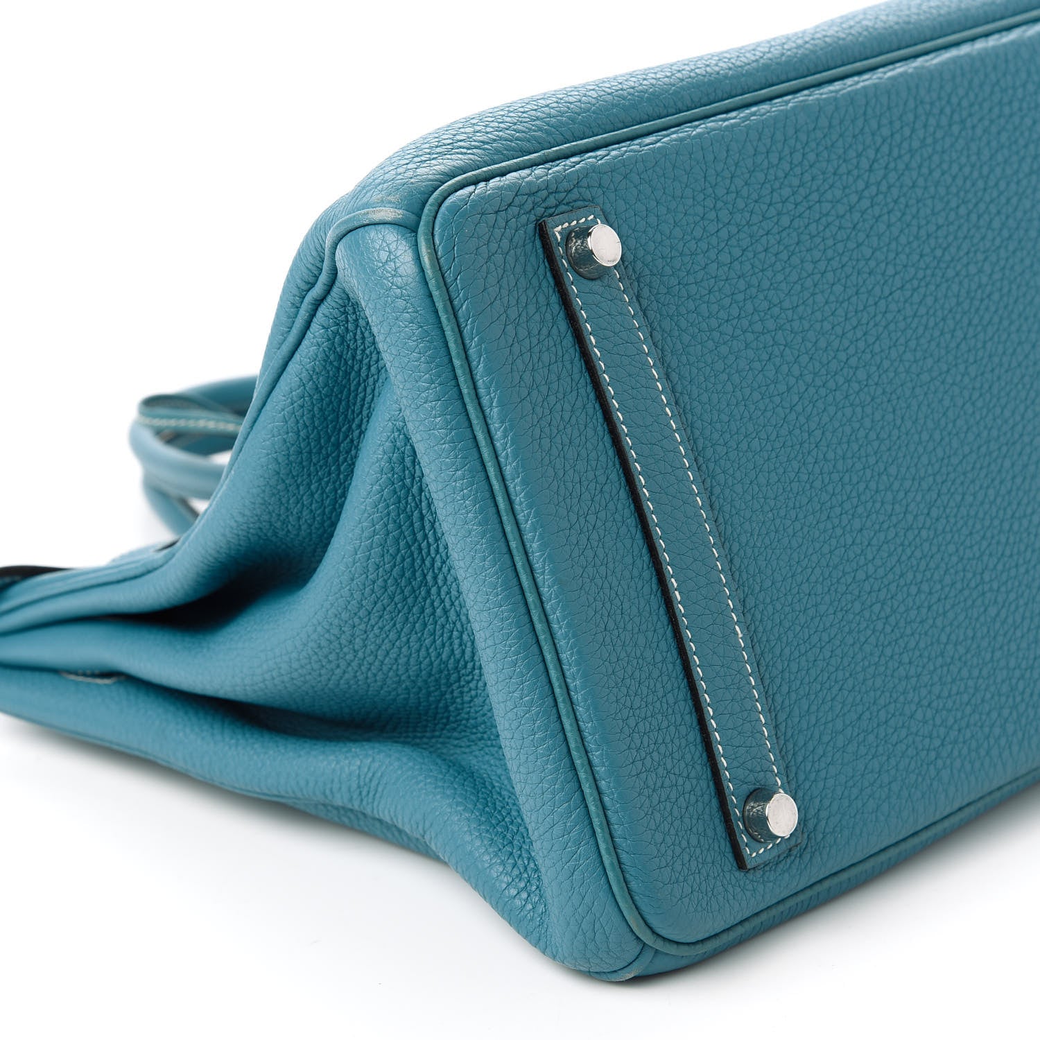 Hermes Togo Birkin 35 Blue Jean 6 of 10