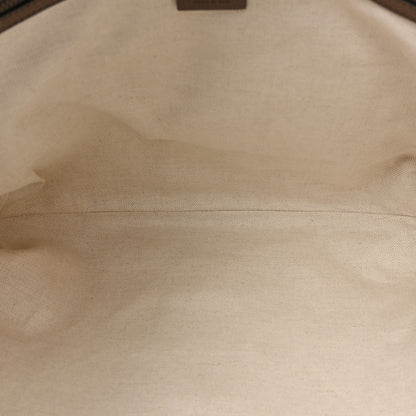 Gucci GG Supreme Monogram Web Ophidia Half Moon Hobo Brown 5 of 9