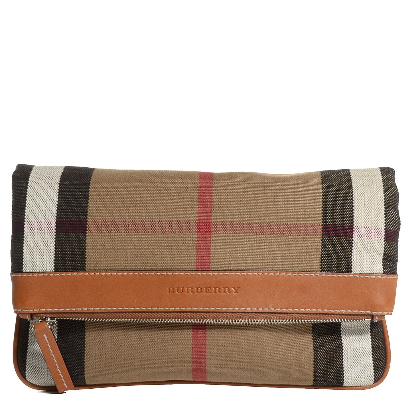 House Check Large Adeline Crossbody Saddle Brown