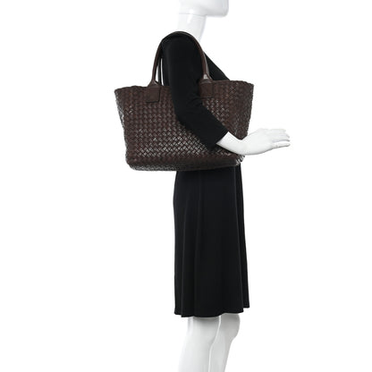 Bottega Veneta Nappa Intrecciato Mini Cabat Ebano 2 of 15