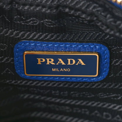 Prada Vitello Phenix Camera Bag Blue 6 of 10