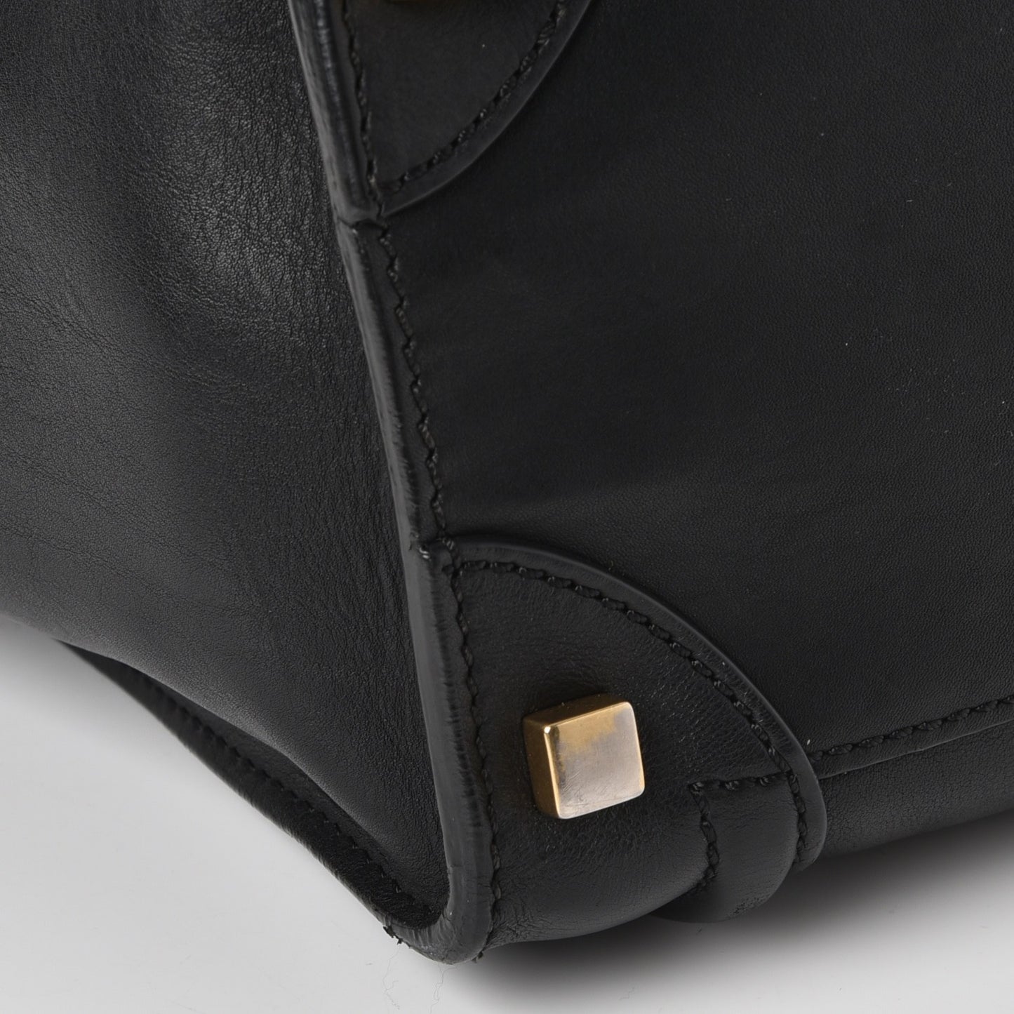 Smooth Calfskin Micro Luggage Black