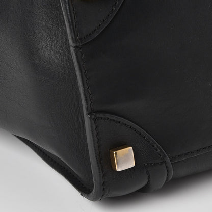 Celine Smooth Calfskin Micro Luggage Black 16 of 17