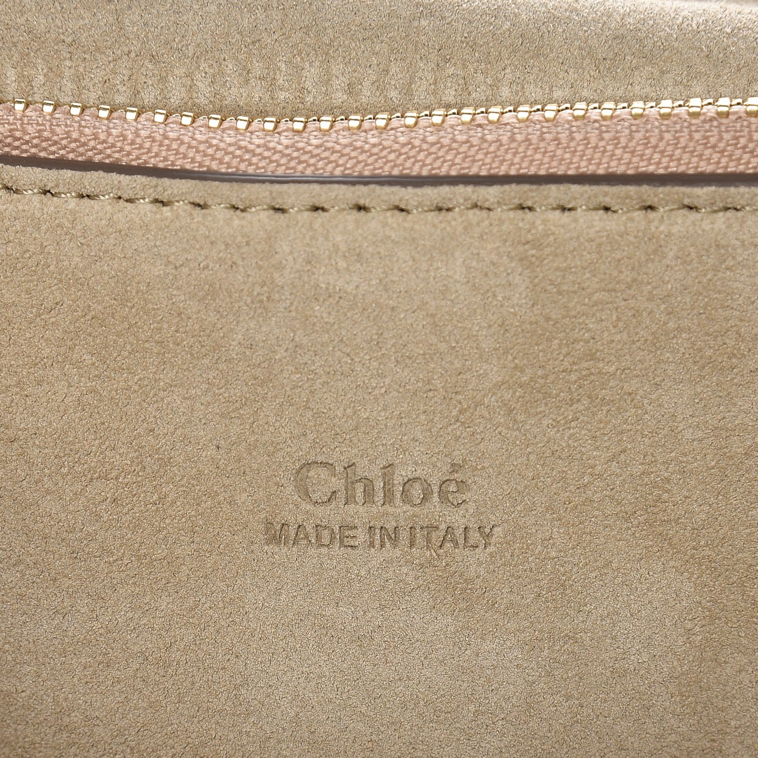 Chloe Calfskin Suede Medium Faye Shoulder Bag Airy Grey 7 of 18