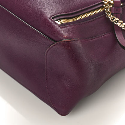 Chloe Calfskin Medium Faye Day Shoulder Bag Intense Violine 9 of 9