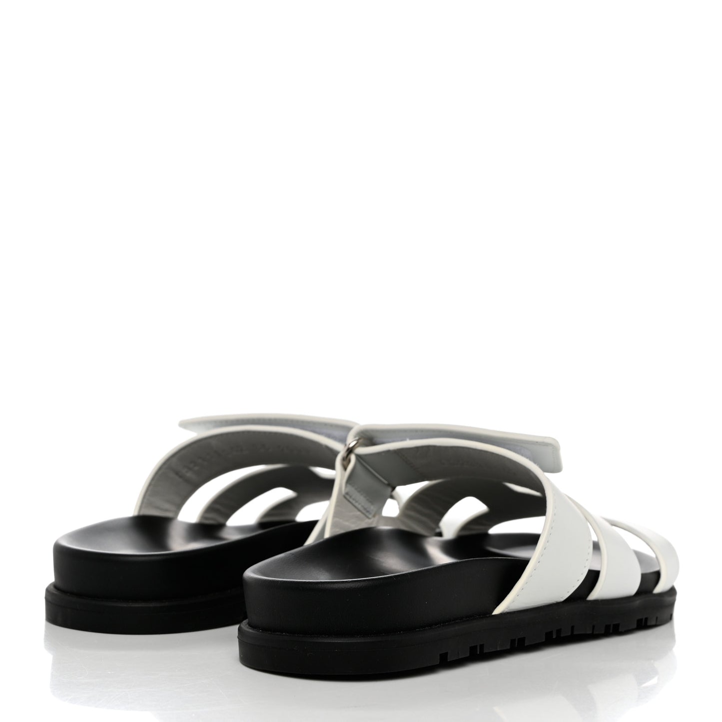 Calfskin Womens Chypre Sandals 35 White