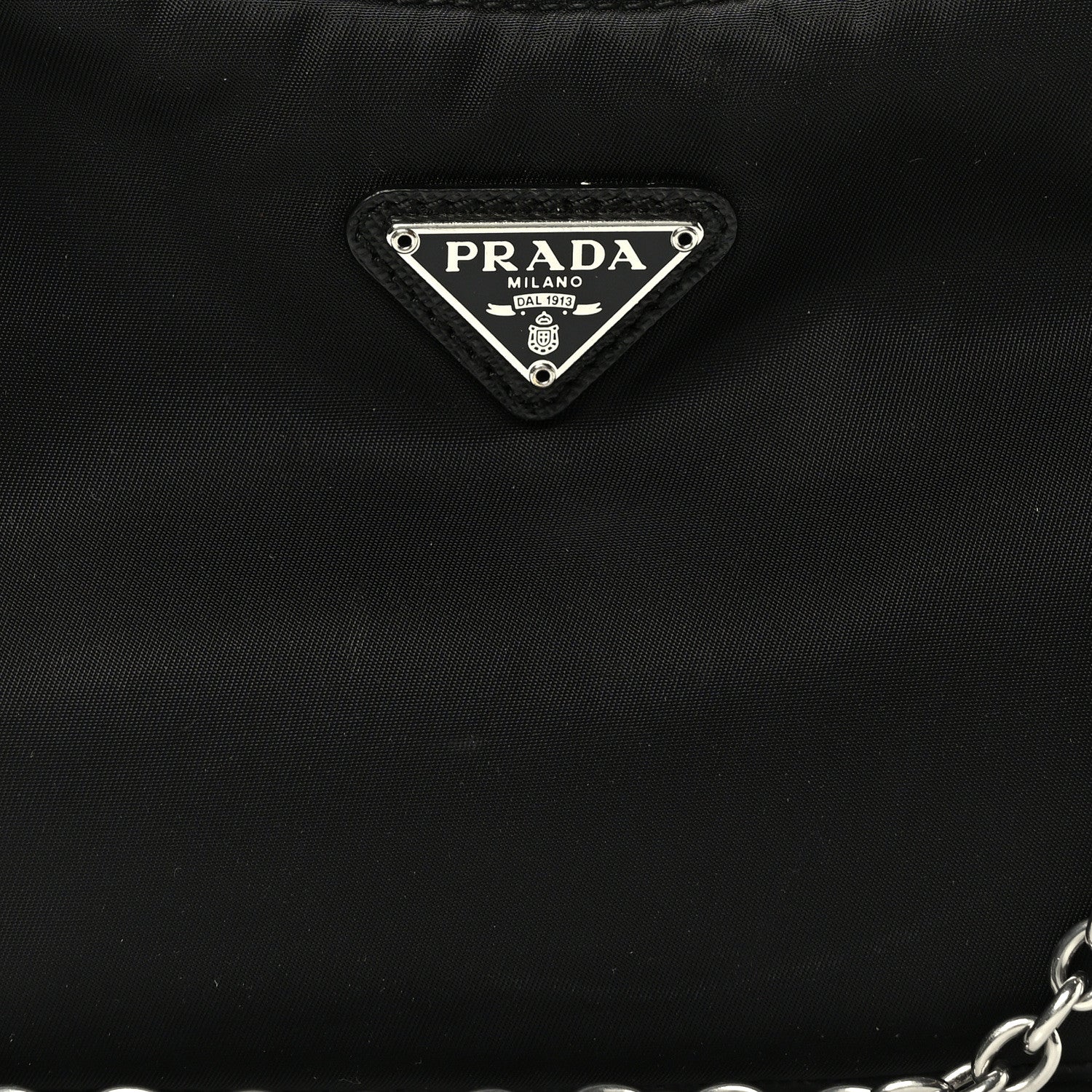 Prada Nylon Re-Edition 2005 Shoulder Bag Black 7 of 11