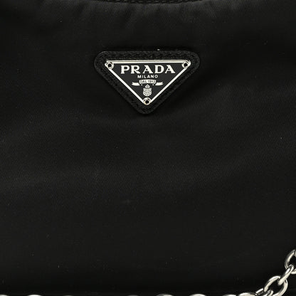 Prada Nylon Re-Edition 2005 Shoulder Bag Black 7 of 11