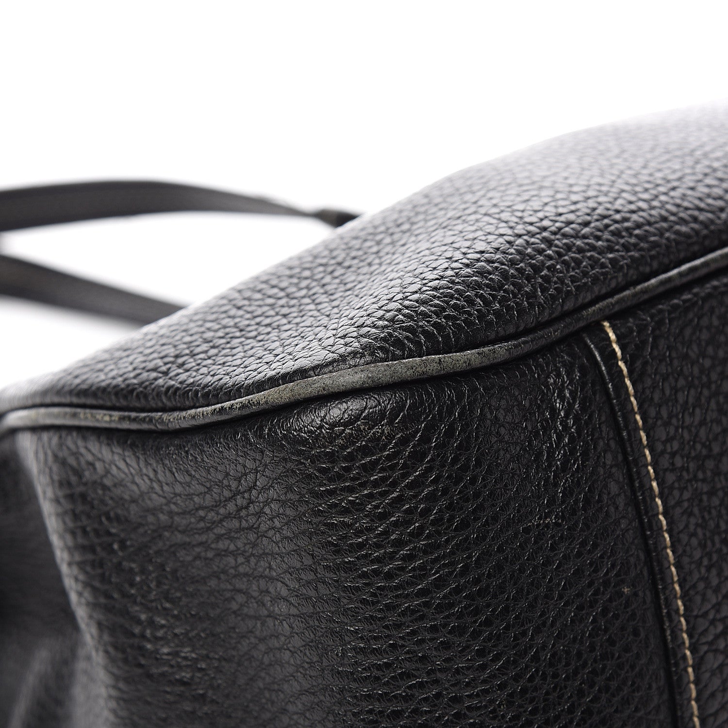 Prada Vitello Daino Shoulder Bag Black 7 of 13
