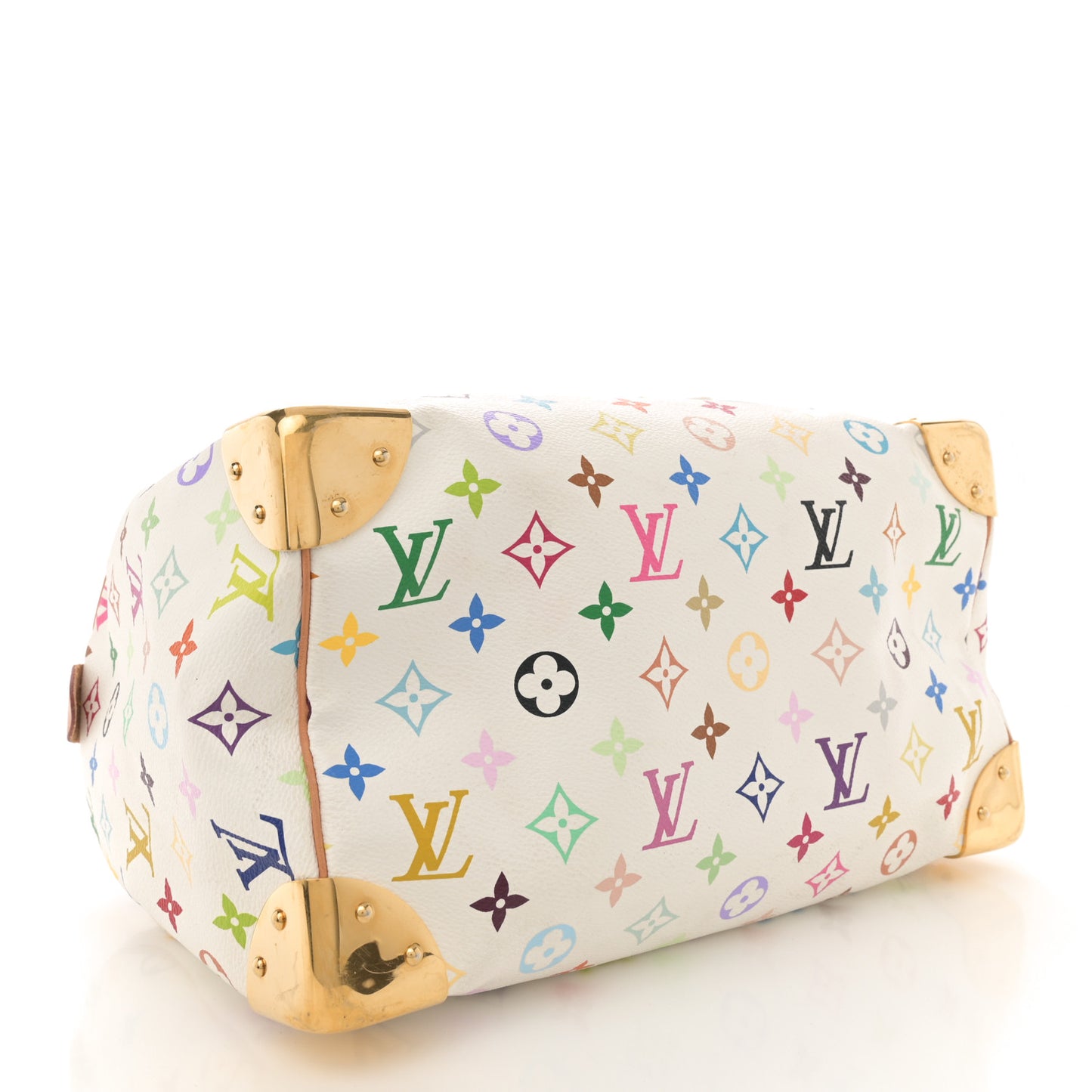 Monogram Multicolor Speedy 30 White