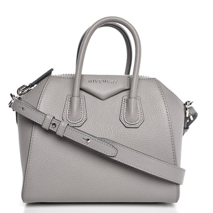 Givenchy Sugar Goatskin Mini Antigona Pearl Grey 1 of 7