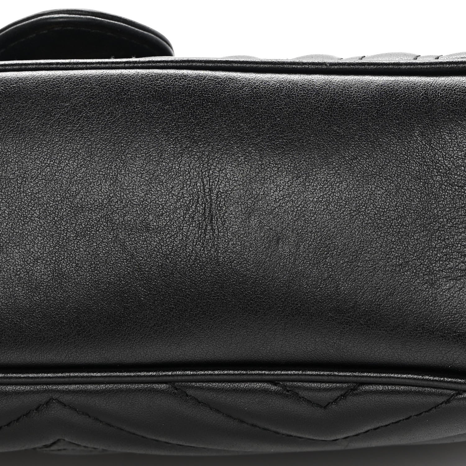 Gucci Calfskin Matelasse Small GG Marmont Shoulder Bag Black 18 of 18