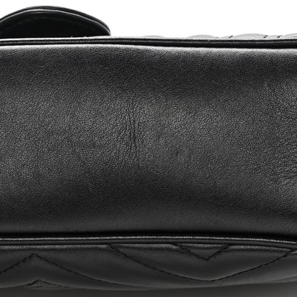 Gucci Calfskin Matelasse Small GG Marmont Shoulder Bag Black 18 of 18