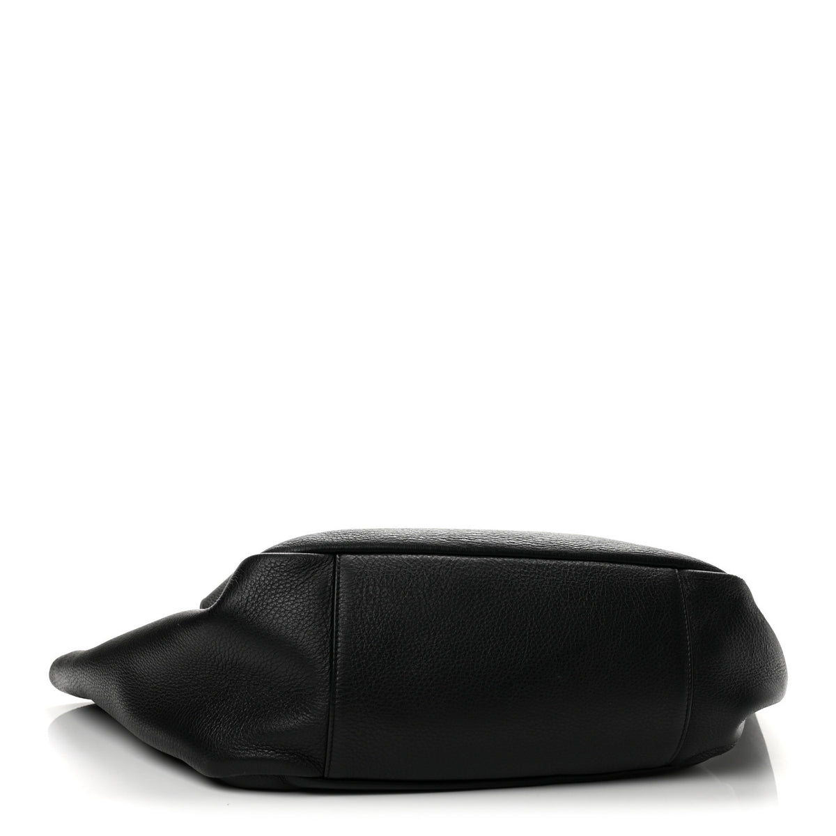 Grained Deerskin Bea Tote Black
