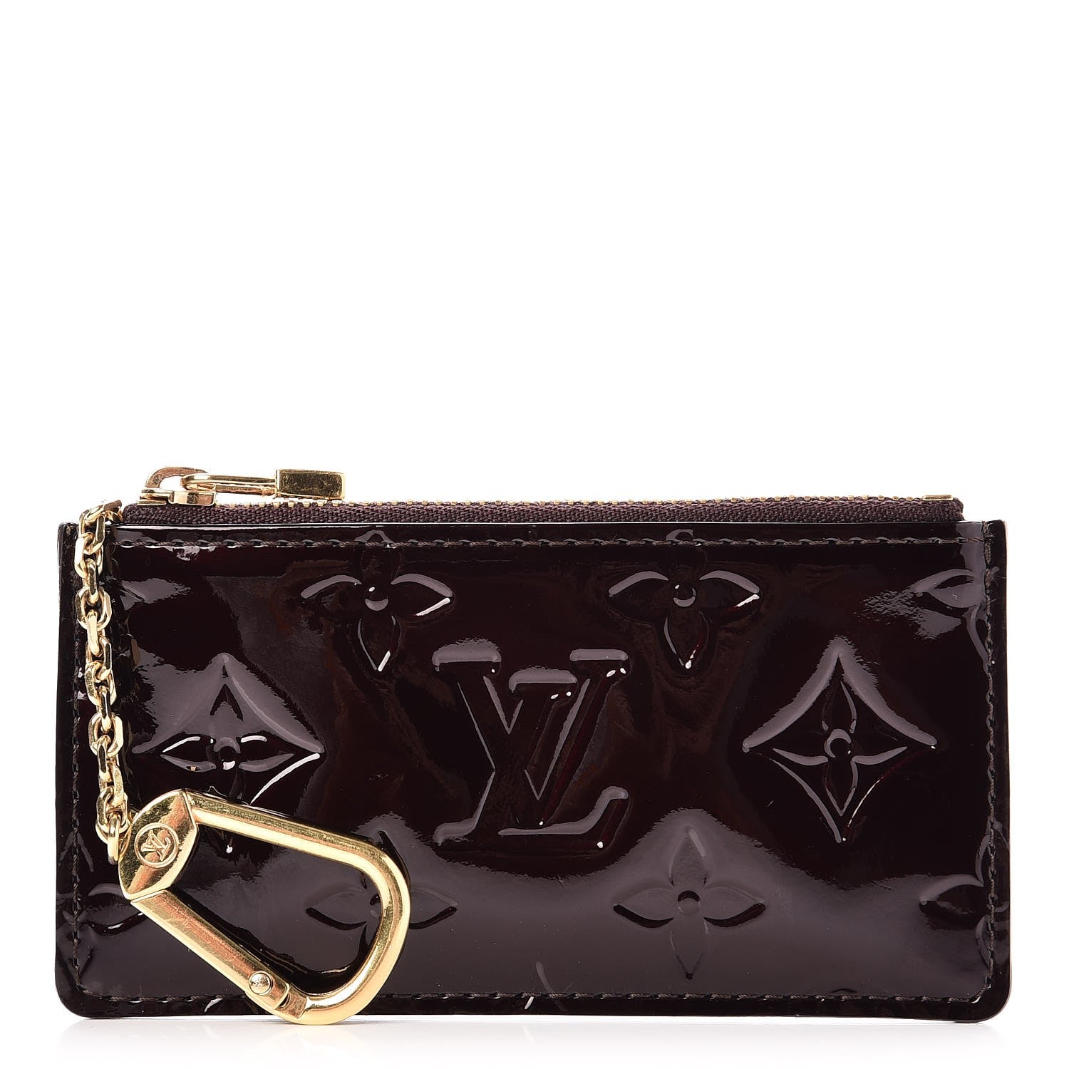 Louis Vuitton Vernis Pochette Key Pouch Amarante 1 of 8