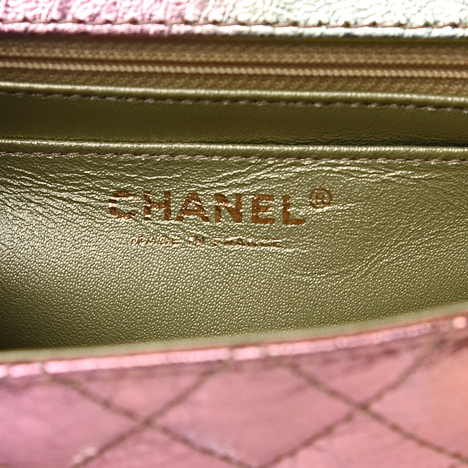 Chanel Metallic Goatskin Quilted Mini 2.55 Reissue Flap Multicolor 7 of 9