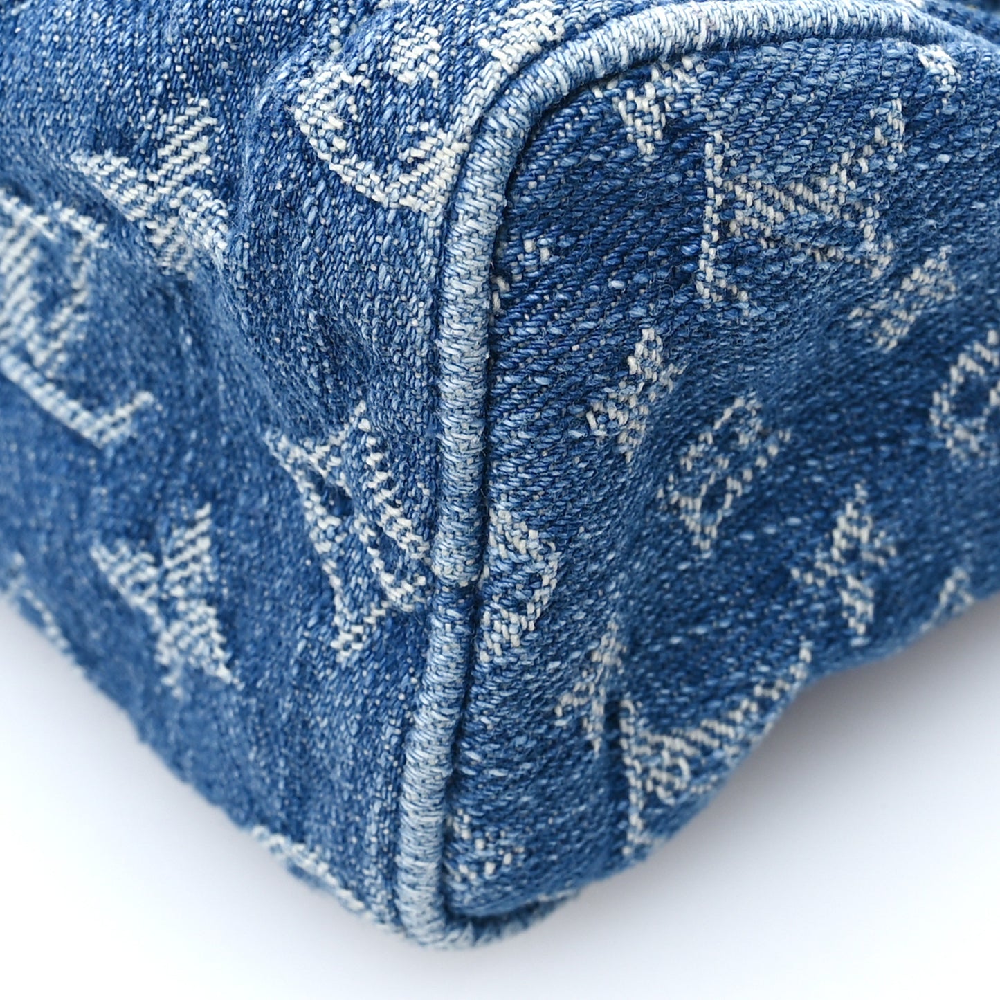Monogram Denim Nano Speedy Blue