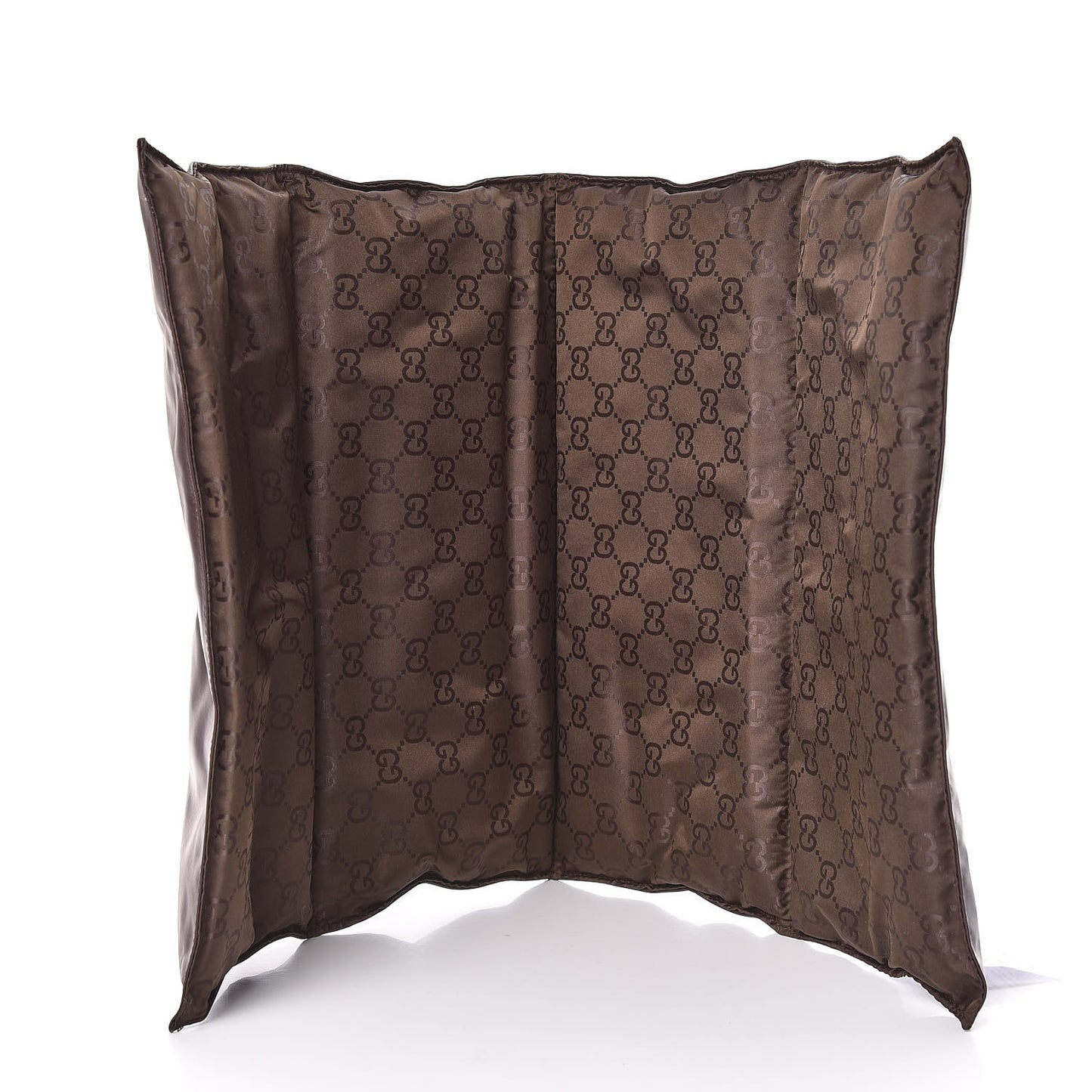 GG Plus Monogram Messenger Diaper Bag Dark Brown