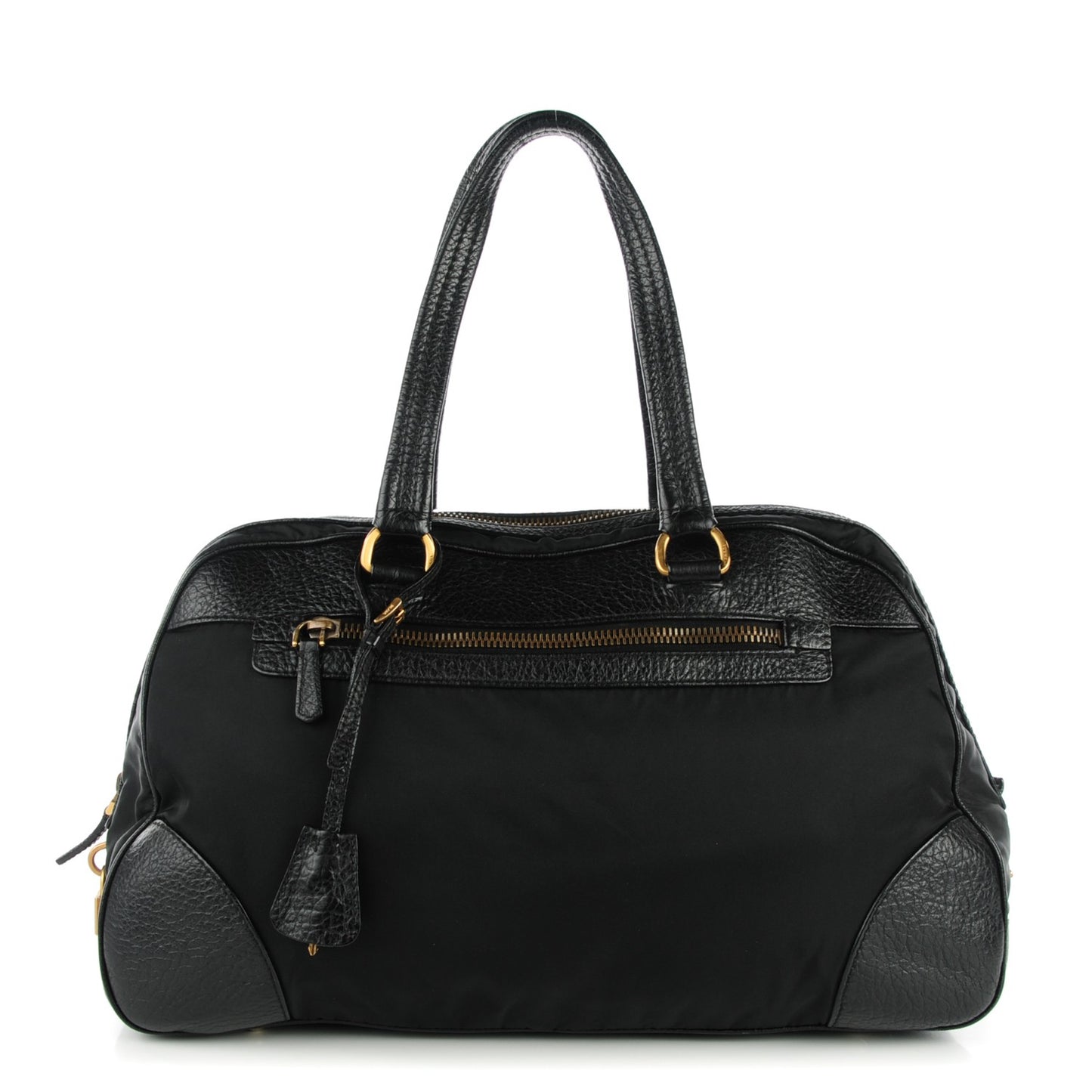 Tessuto Nylon Bowler Black