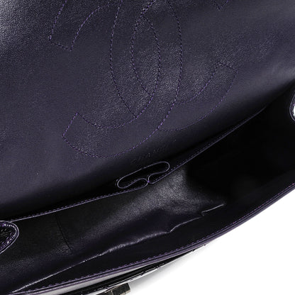 Chanel Distressed Patent 2.55 Reissue Flap 227 Prune 5 of 7
