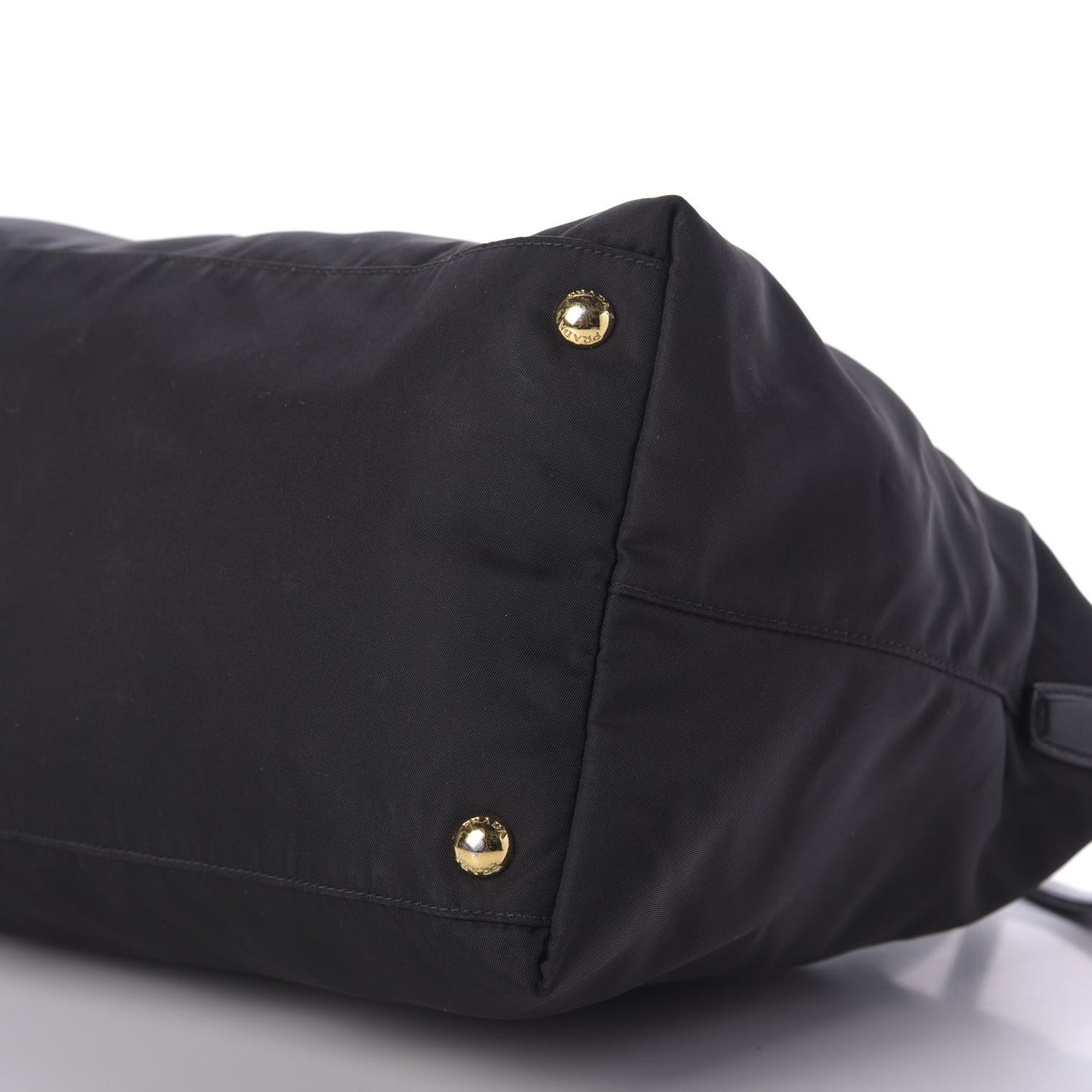 Tessuto Nylon Saffiano Tote Black