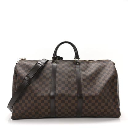 Louis Vuitton Damier Ebene Keepall Bandouliere 55 1 of 8