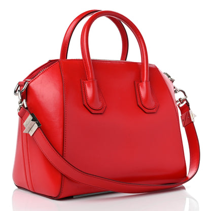 Givenchy Shiny Lord Calfskin Small Antigona Medium Red 3 of 15