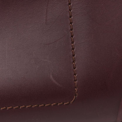 Celine Supple Calfskin Medium Phantom Luggage Burgundy 10 of 11