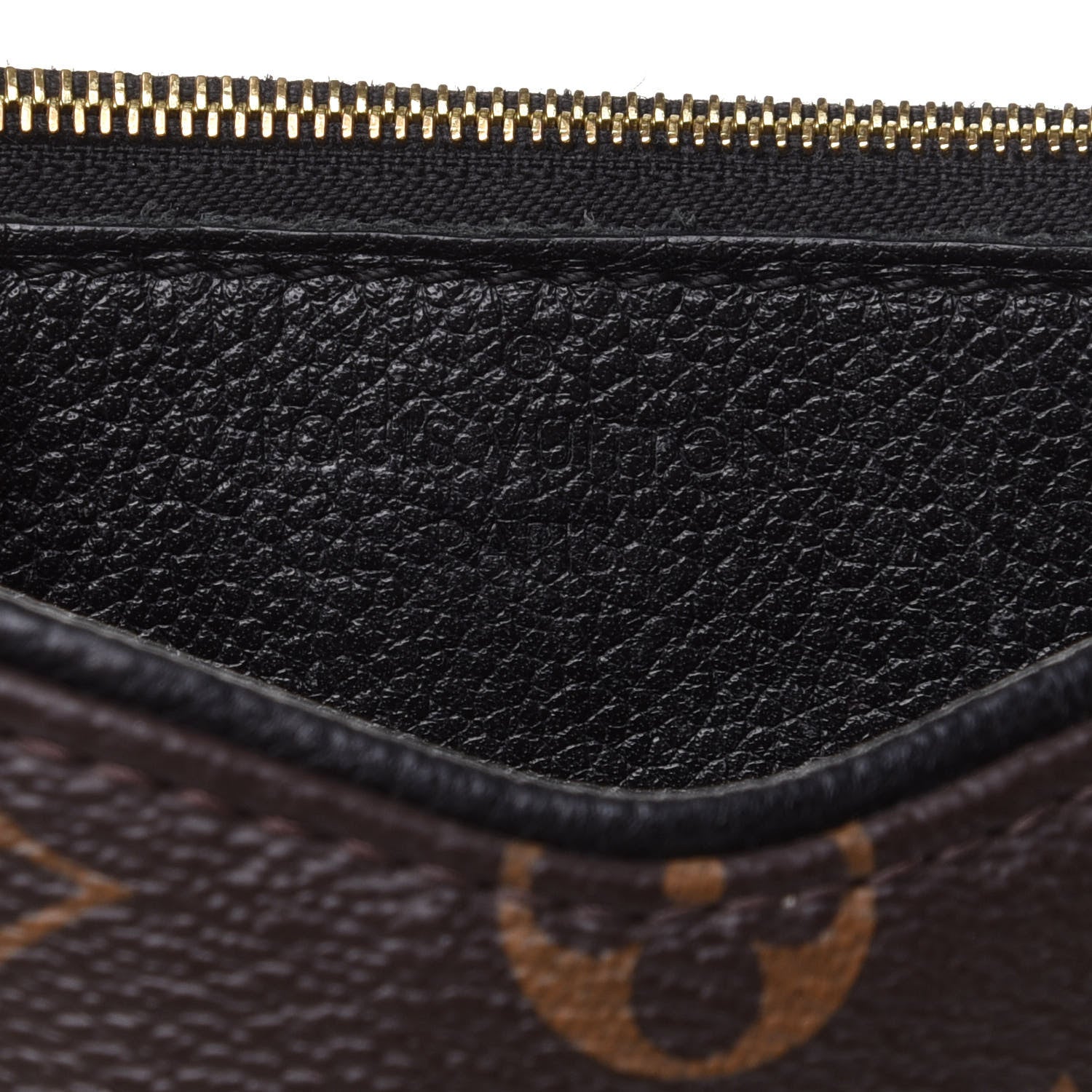 Louis Vuitton Monogram Pallas Clutch Black 6 of 10